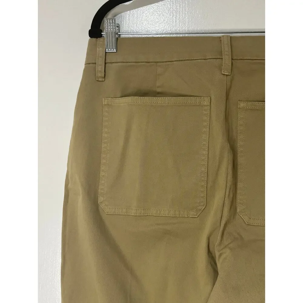 J. Crew Women's Khaki Stretch Pants Size 30 NWT Preppy Minimalist School
